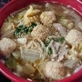 にゃにゃにゃまぁ's cooksnap of when they made 創味シャンタンで！絶品塩にんにく鍋.