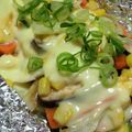 ネロねこ's cooksnap of when they made くっつかない！鮭ときのこのホイル焼き✾.