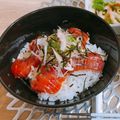 キラリンmama's cooksnap of when they made 時短簡単☆卵黄入漬けダレdeマグロ漬け丼.