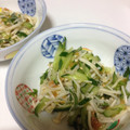 クックPXOXSL☆'s cooksnap of when they made えのきときゅうりの梅和え.
