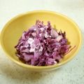 たたまるん's cooksnap of when they made ☆紫キャベツの檸檬クリームチーズサラダ☆.