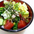 マダムカフェ♡'s cooksnap of when they made まぐろの中華漬け丼.