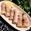 虹色♪︎ちゅーりっぷ's cooksnap of when they made ヘルシー！豆苗と豚バラの中華風レンジ蒸し.