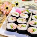 ももちゃんのれしぴ's cooksnap of when they made 簡単♥カニカマレタス海苔巻きサラダロール.