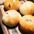 ｊｏｃｏｍｏｍｏｌａ's cooksnap of when they made ✳️金時豆パン✳️.