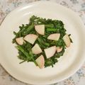 mmameco's cooksnap of when they made 簡単！春菊の胡麻油炒め.
