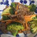 non♪♪♪'s cooksnap of when they made ちゃちゃっと☆牛肉とﾌﾞﾛｯｺﾘｰ炒め.
