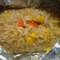 ソラと風's cooksnap of when they made アルミホイルで作る中華ちまき.