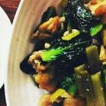 LOKImama's cooksnap of when they made ターサイと豚バラ＋厚揚げで香味炒め♪.