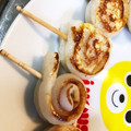 コロ。's cooksnap of when they made お弁当の一品に、竹輪のくるくるマヨ焼き.