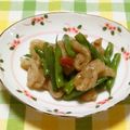 ももいろさくら's cooksnap of when they made こんにゃくといんげんのきんぴら.