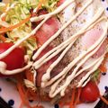 airflip_6's cooksnap of when they made 禁断のランチ…⭐ベビースターでサラダ丼⭐.