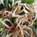昔ながらの若鶏唐揚げ's cooksnap of when they made もやしとスナップエンドウの簡単ナムル.