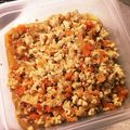 へびひなぎく's cooksnap of when they made 鶏そぼろ丼★人参玉ねぎ入り☆お弁当にも！.