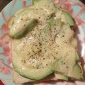 inLondon's cooksnap of when they made アボガドチーズトースト.