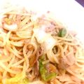 ちぃちぃ♡'s cooksnap of when they made ツナの簡単パスタ.
