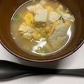 まぁくんのハニー🍯's cooksnap of when they made 「美味い!」連発! たまご豆腐スープ.