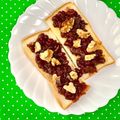ふたごゆき's cooksnap of when they made 香ばしい！餡くるみトースト.