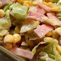たていしとっこ's cooksnap of when they made キャベツとハムのちょこっと和え物.