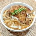 パンダ達の母です。's cooksnap of when they made 簡単♥フライパンと計量カップでカツ丼！.