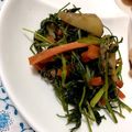 g_pearl's cooksnap of when they made 人参葉の炒め物.