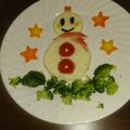 ガンズくん's cooksnap of when they made 雪だるまサラダ♪.