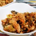 なおきんとん's cooksnap of when they made 塩鮭とじゃがいもの炒め物.