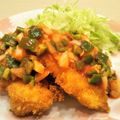 イエローバード's cooksnap of when they made ささみカツレツ丼 サルサソース.