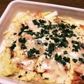 菜つ実☆ミ's cooksnap of when they made レンジ４分！白菜とキムチのねぎマヨチーズ.
