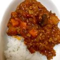 まん！'s cooksnap of when they made たっぷり野菜で優しい甘み♡ひき肉入カレー.