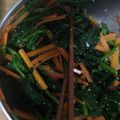 ＿＿は's cooksnap of when they made お弁当に！ほうれん草とにんじんのごま和え.