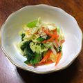 mito_sama's cooksnap of when they made 簡単病みつき!小松菜キャベツ人参のナムル.