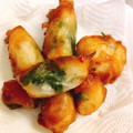 クックＦ8ＪＷ40☆'s cooksnap of when they made 大葉と梅とかまぼこの揚げ餃子☆.
