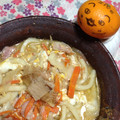 ぽぽきゅ's cooksnap of when they made 母の味☆卵とじ 焼うどん.