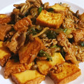 ＯＢＵ's cooksnap of when they made 厚揚げと豚肉のピリ辛炒め（家常豆腐 ）.