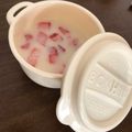 キコの台所's cooksnap of when they made いちご豆乳寒天.