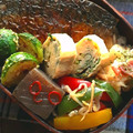 noyure's cooksnap of when they made 三つ葉残ったら…あまいたまご焼き.