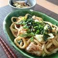 あず7225's cooksnap of when they made ランチにも♪簡単！金山寺味噌の焼きうどん.