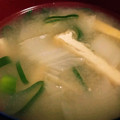 かすがべ's cooksnap of when they made 白菜と油揚げの味噌汁.
