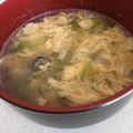 おもゆご飯's cooksnap of when they made ヘルシー！牡蠣入りかき玉汁！.