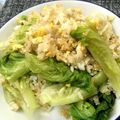 nishimo's cooksnap of when they made シンプルレタスチャーハン.