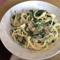 美琉來姫's cooksnap of when they made 濃厚♡ほうれん草♡クリームパスタ.