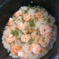ちほらい's cooksnap of when they made ストウブで踊るエビピラフ.