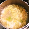 10りい's cooksnap of when they made カニ缶の中華スープ.