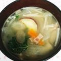 じん87's cooksnap of when they made さつまいもとベーコン味噌汁 バター入り.