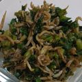 クックVDIUNF☆'s cooksnap of when they made ご飯と一緒に！カブor大根葉のじゃこ炒め.