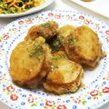 えリﾋﾟｮﾝ★'s cooksnap of when they made レンコンのはさみ揚げ.