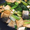 105♡'s cooksnap of when they made 鯖と小松菜の照り焼き風炒め物.