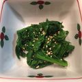 こつゆ514's cooksnap of when they made 菜の花の辛子和え.