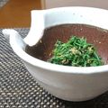 ダイナマイト漆黒's cooksnap of when they made 美味しい♪春菊の味噌ごま和え.